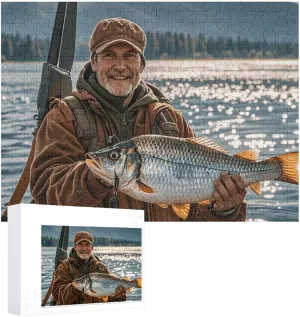 1000 Pcs Jigsaw Puzzles for Adults Fish and Game Picture Puzzles Custom Puzzles from Photos Suitable for Teenagers and Children Puzzles,Educational Games，Art Decorations，Holiday Birthday Giftss