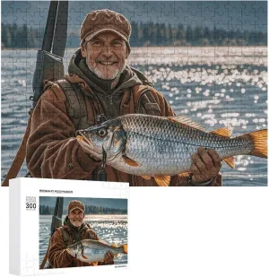 1000 Pieces Jigsaw Puzzles Fish and Game Picture Puzzle Custom Puzzles from Photos with Stunning Artwork - for Lasting Fun and Display - Challenging Brain Exercise, for Puzzle Lovers