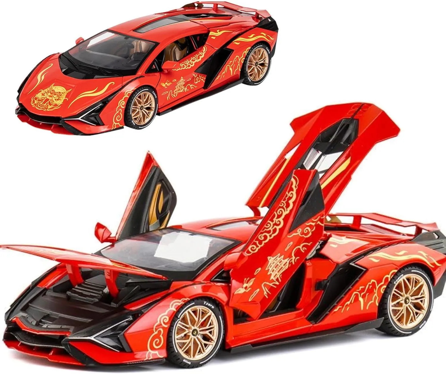 1/18 Alloy Racing Supercar Car for Lamborghinis Lightning Adult Vehicl Die Cast Collection Gift