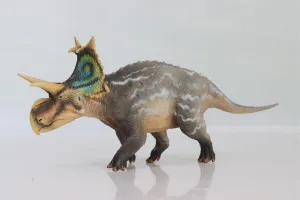 1:35 Scale Xenoceratops Model Dinosaur Figure Animal Scene Collector Home Decor Gift (Blue with Box)