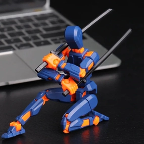 13-Piece 3D Printed Shapeshift Robot Figures – Multi-Jointed Movable Action Mannequin Toy Set