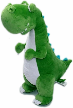 14 Inches Green T Rex Plush Dinosaur Toy, Cute Stuffed Animal Dinosaur Trex Dino Plushie, Stufffed Dinosaurs for Boy Girl Toddler, Gifts for Birthday Valentine's Day Chirstmas,