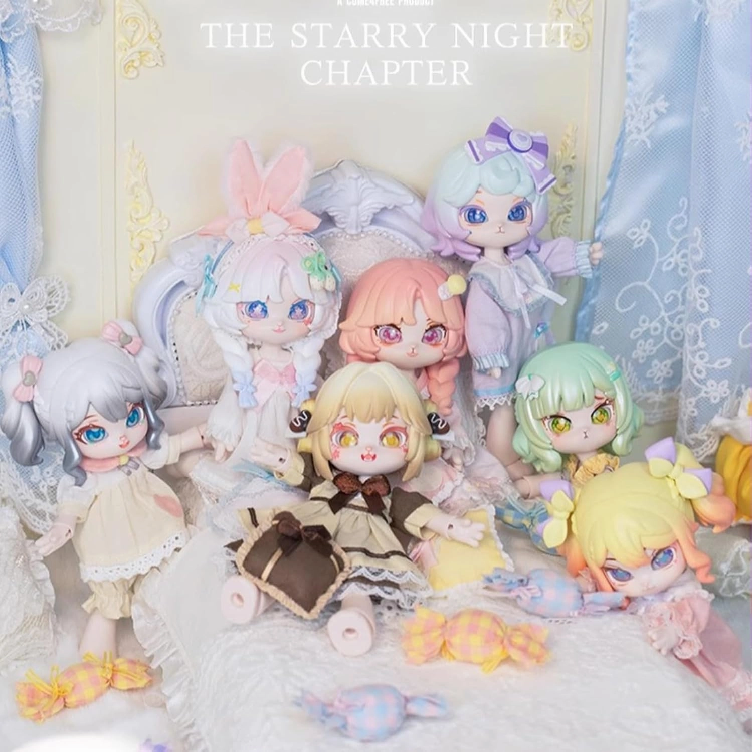 1/12 BJD Dolls Blind Box for Girls Surprise Gifts,Kawaii Multiple Styles BJD Dolls Series Collectable Action Figure Posable Dress Up BJD Doll (1*Lolita Series)