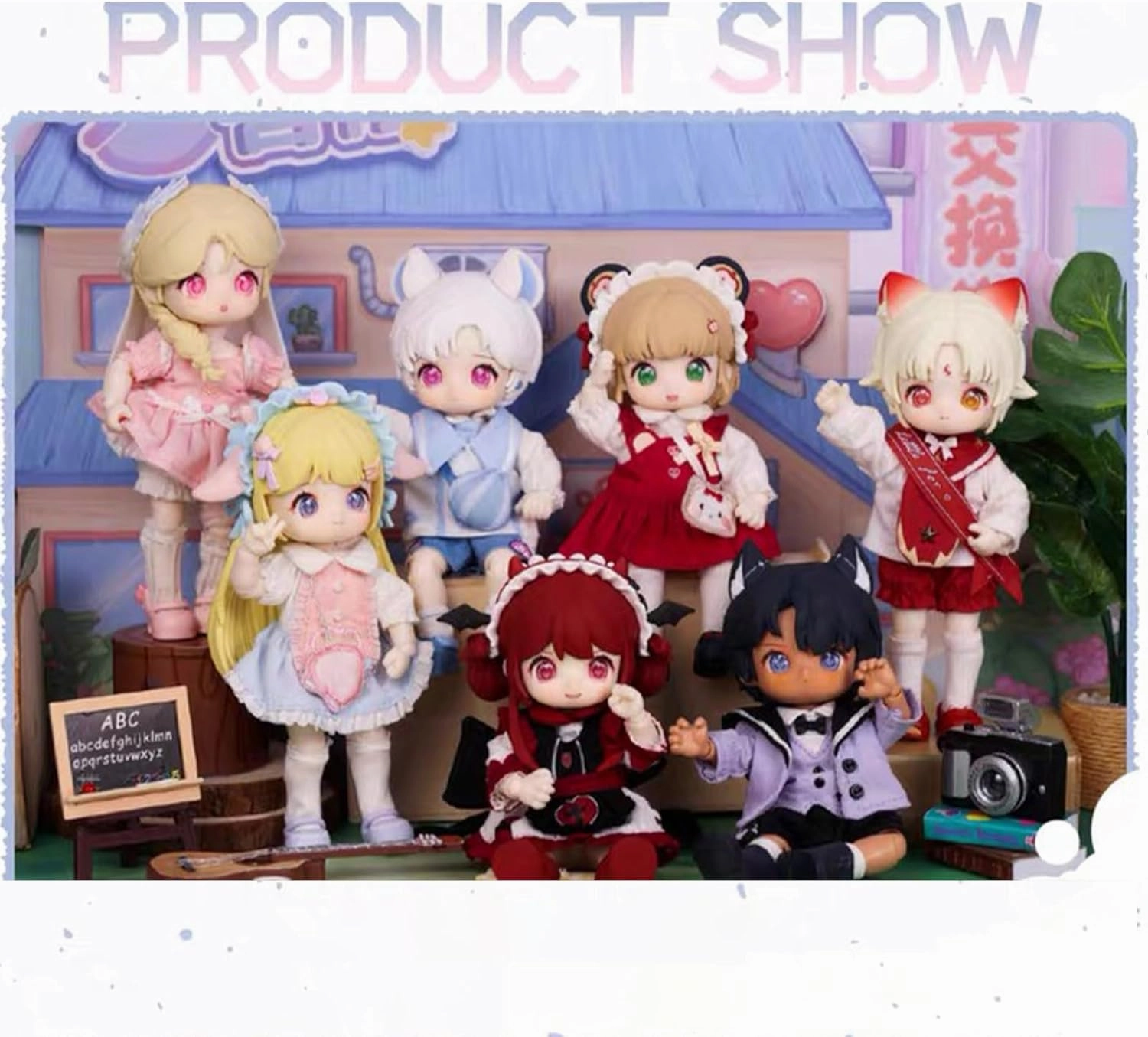1/12 BJD Dolls Blind Box for Girls Surprise Gifts,Kawaii Multiple Styles BJD Dolls Series Collectable Action Figure Posable Dress Up BJD Doll (1*NAGI Series)
