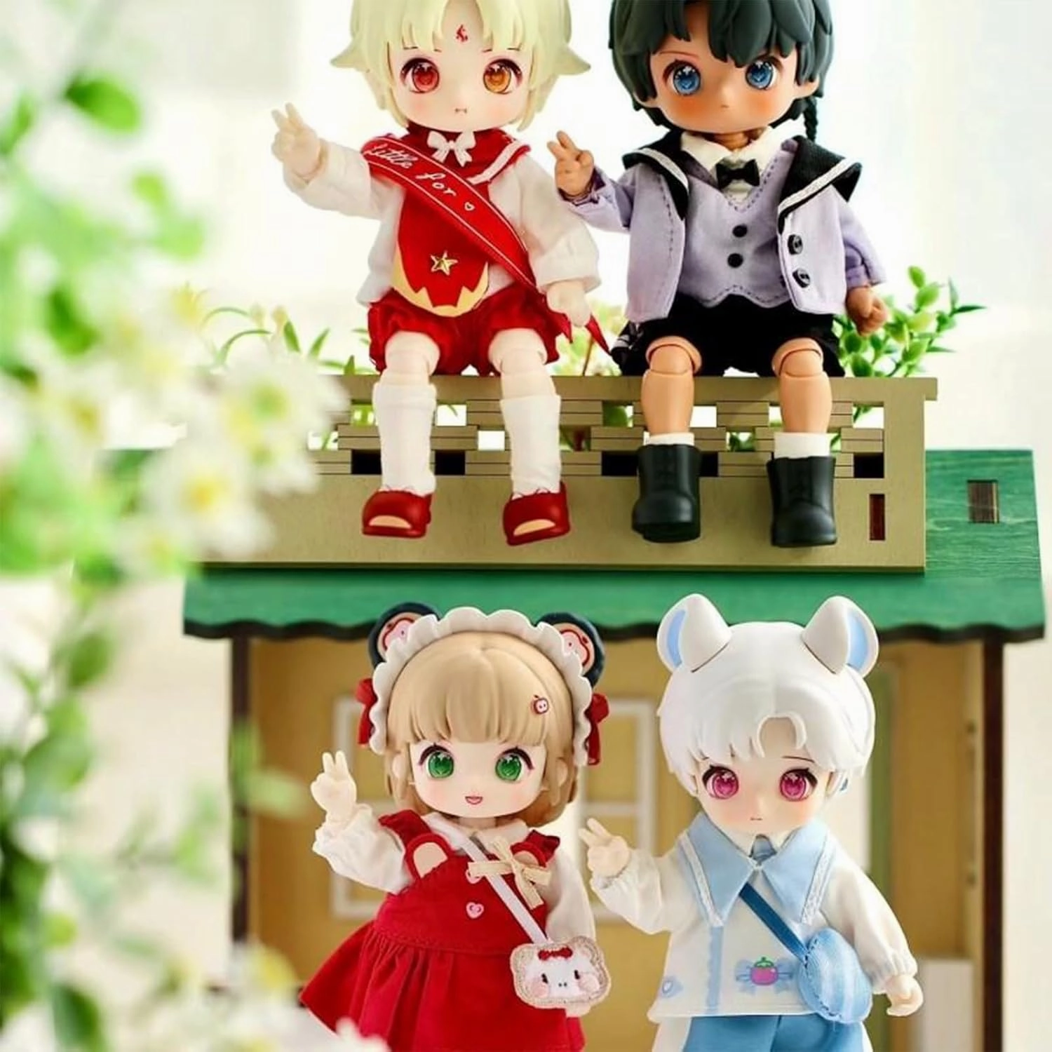 1/12 BJD Dolls Blind Box for Girls Surprise Gifts,Kawaii Multiple Styles BJD Dolls Series Collectable Action Figure Posable Dress Up BJD Doll (1*NAGI Series)