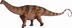 1:35 Scale Apatosaurus Figure Diplodocidae PVC Animal Model Collection Wonderful Decoration Realistic Simulation Dinosaur Gift for Adult. (Orange)