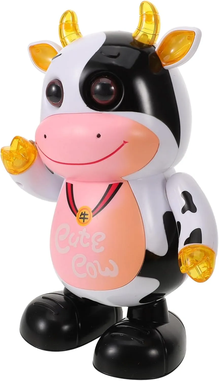 1Pc Musical Dancing Cattle Interactive Animated Plaything for Spring Festival Present Stimulates Curiosity and Enhances Observation and Musical Sense