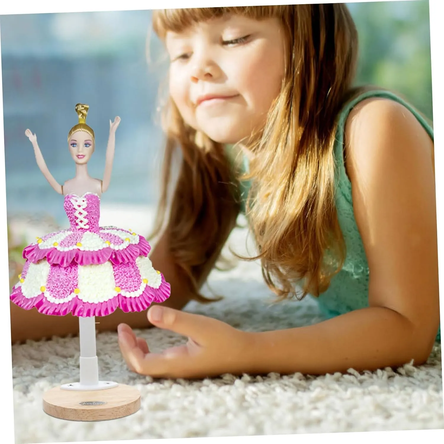 1pc Wooden Doll Stand Doll Display Stand Doll Holder Kids Mannequin Mini Figurines for Kids Doll Stand Holder Doll Figures Stand Rack Toy House Supplies Wooden Doll Supporting Rack