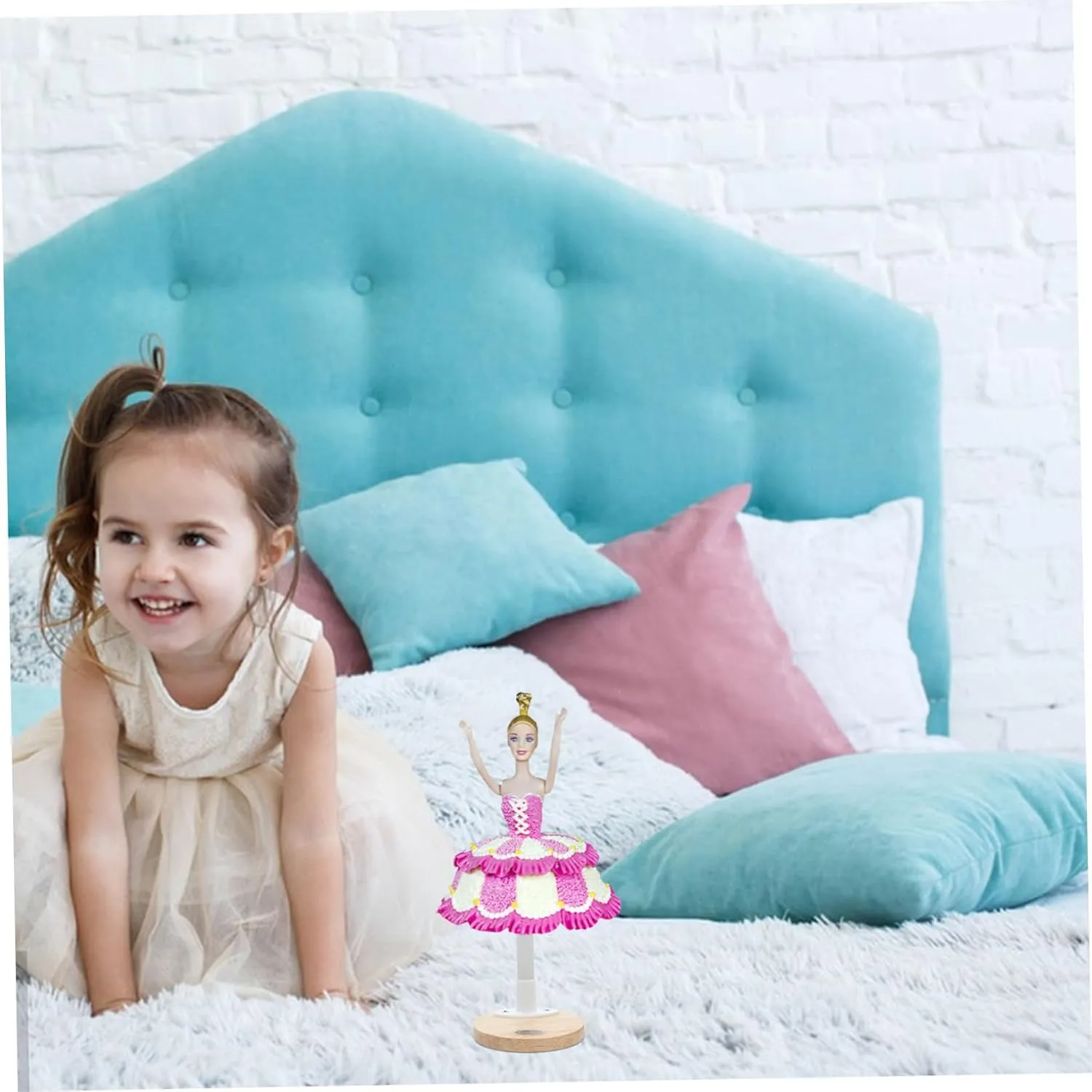 1pc Wooden Doll Stand Doll Display Stand Doll Holder Kids Mannequin Mini Figurines for Kids Doll Stand Holder Doll Figures Stand Rack Toy House Supplies Wooden Doll Supporting Rack