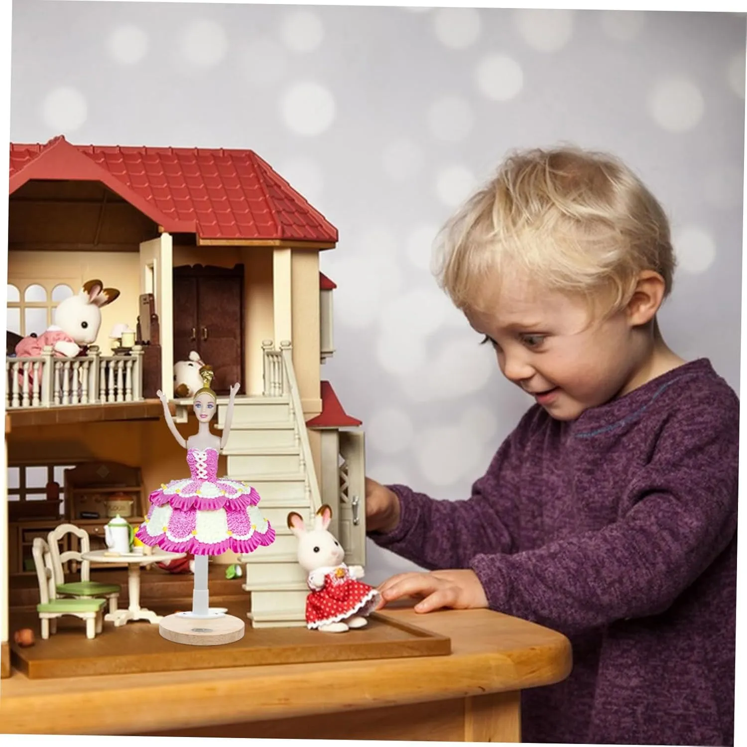 1pc Wooden Doll Stand Doll Display Stand Doll Holder Kids Mannequin Mini Figurines for Kids Doll Stand Holder Doll Figures Stand Rack Toy House Supplies Wooden Doll Supporting Rack