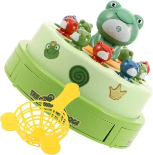 1Set Electric Musical Frog Bounce Game Interactive Rotating Disc for Engaging Parent Fun Design Enhances Coordination Skills for and Parties