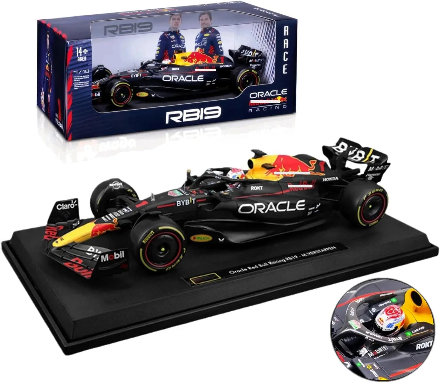 2023 1/18 RB19#1 Racing Car F1Champion Alloy Model 1:18 RB19 Verstappen for RedBulls Adult Die cast Model Collection Gift
