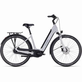 2023 Cube Supreme Hybrid One 500 Easy Entry Electric Bike in Grey
