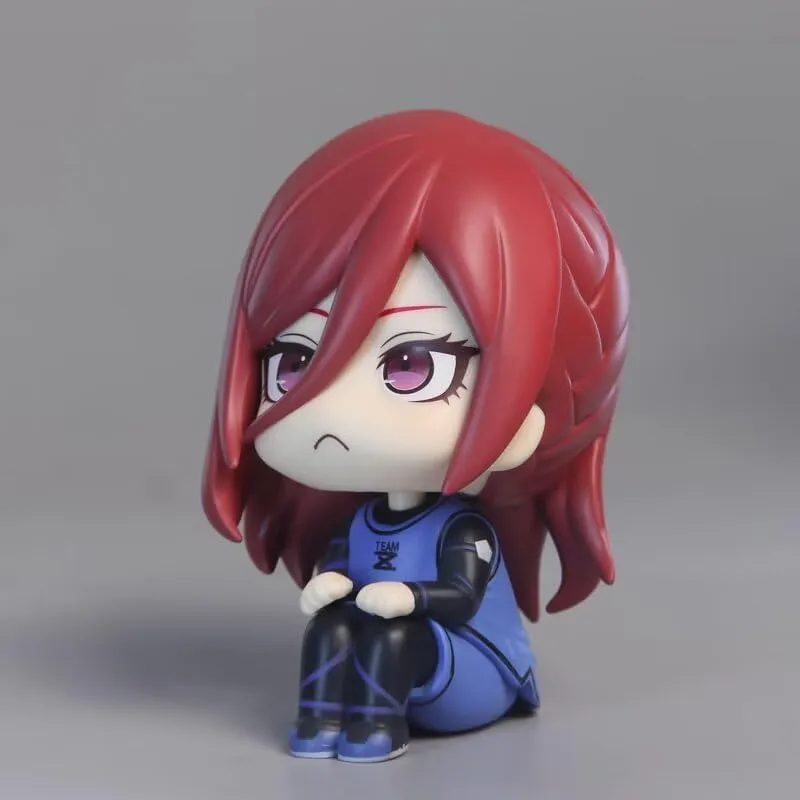 2PCS Bachira Meguru Chigiri Hyoma Figure Anime Look Up Figurine 3.9'' PVC Chigiri Hyoma Action Figure Model Cake Topper Collectible Statue