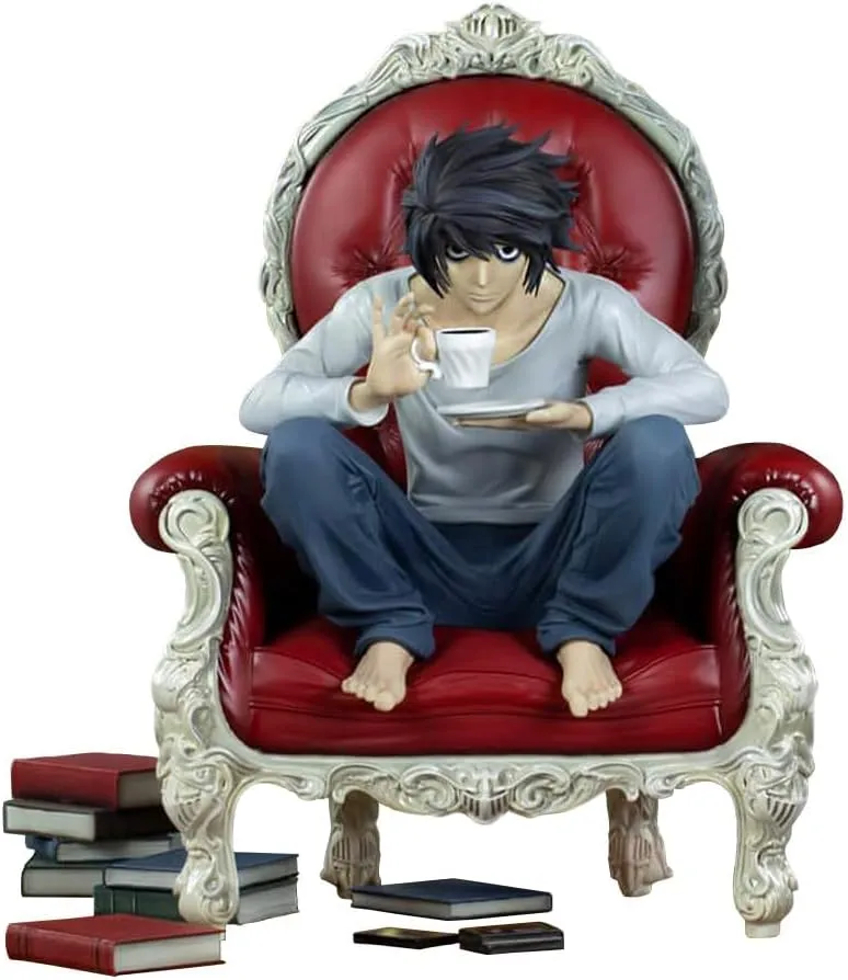 2PCS Light Yagami/L Figure Anime PVC Character Model Collection Sculpture Desk Decoration Gifts