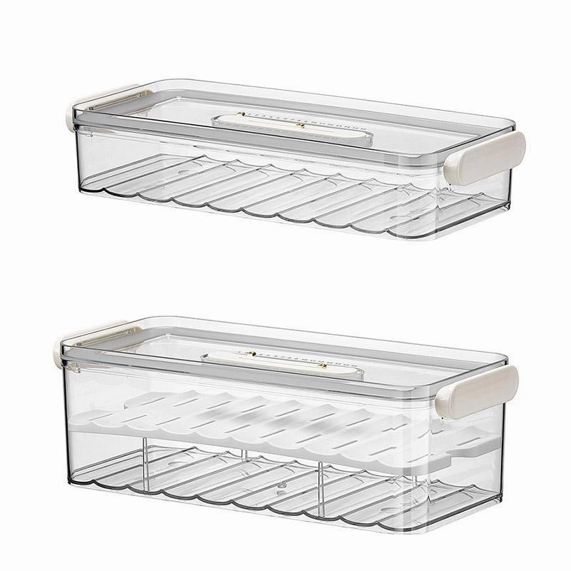 2pcs Food Storage Containers Kitchen Fridge Fresh Storage Boxes Home Organizer