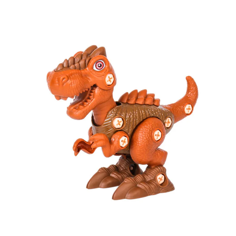 3-8 Years Old Detachable Detachable Dinosaur Children Twist Screw DIY Assembly Toy