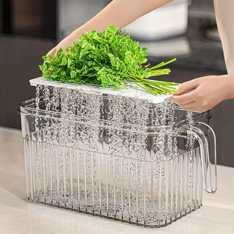 3.7L Fridge Organizer Storage Box for Kitchen Organization Pantry Food Storage