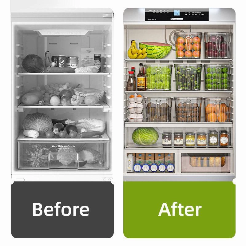 3.7L Fridge Organizer Storage Box for Kitchen Organization Pantry Food Storage