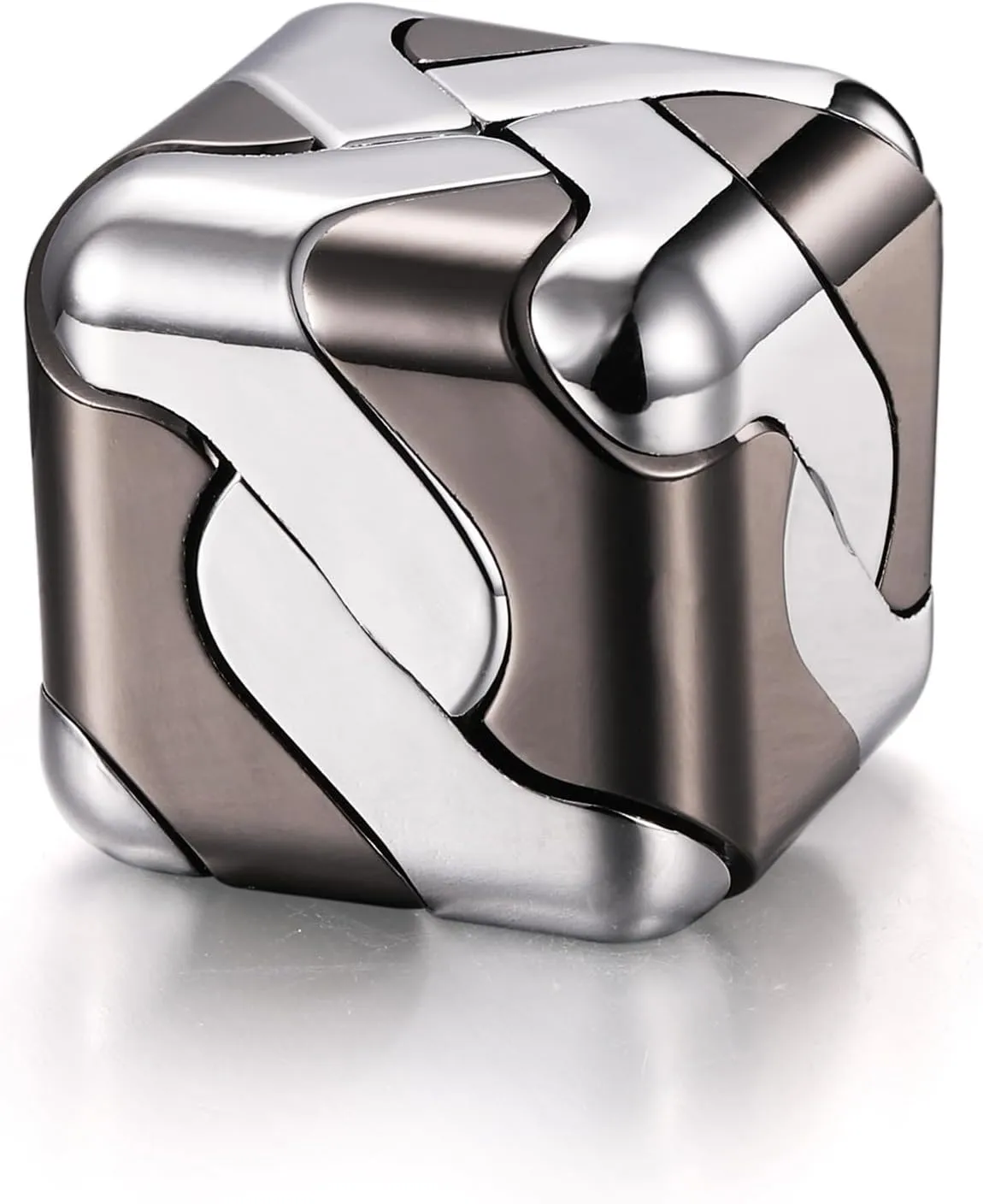 3D Cube Metal Brain Teaser Puzzles Toys