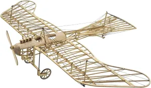 3D Wooden Puzzles DIY Etrich Taube Vintage Airplane Model Kit, Laser Cut Balsa Wood Model Airplane Kits to Build for Adults, WW1 Model Aircraft Kit for Men Festival Birthday Gift
