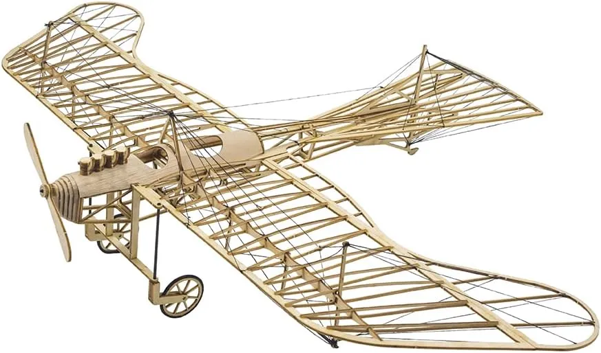 3D Wooden Puzzles DIY Etrich Taube Vintage Airplane Model Kit, Laser Cut Balsa Wood Model Airplane Kits to Build for Adults, WW1 Model Aircraft Kit for Men Festival Birthday Gift