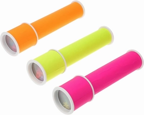 3sets Handmade Kaleidoscope Kits for Boys and Girls Educational Toy Material Fun Science Experiment for Home School Engaging Creative Activity Develops Imagination Motor Skills