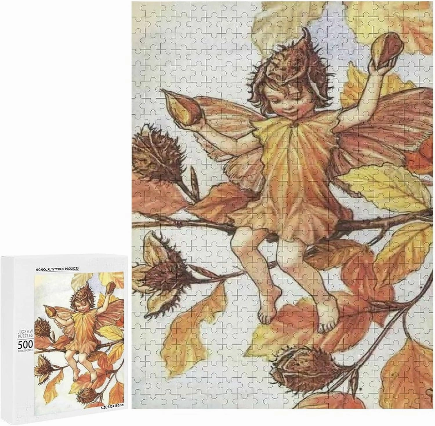 500 Piece Animal Jigsaw Puzzles Strange Fish Animal Themed Puzzles for Adults Wooden Puzzles Funny Puzzle Games Full of Challenging and Exciting Puzzles Gift for Women Men 20.5x15 Inch