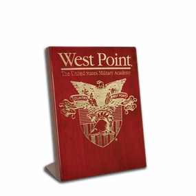 5"x7" West Point Rosewood Piano Finish Desk Plaque