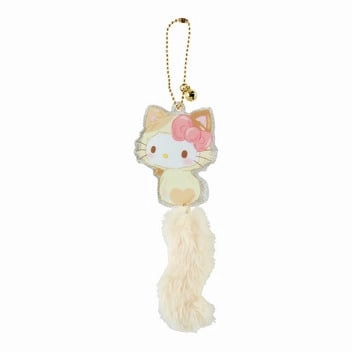[Sanrio] Daisuki Neko Neko Series - Tail-Attached Acrylic Charm - Hello Kitty [FEB 2024] Sanrio Original Japan