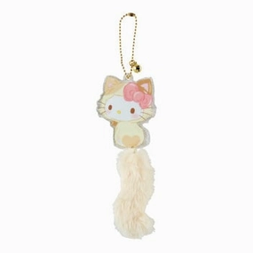 [Sanrio] Daisuki Neko Neko Series - Tail-Attached Acrylic Charm - Hello Kitty [FEB 2024] Sanrio Original Japan