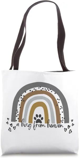 A Hug From Heaven Sympathy Pet Loss Gift Tote Bag