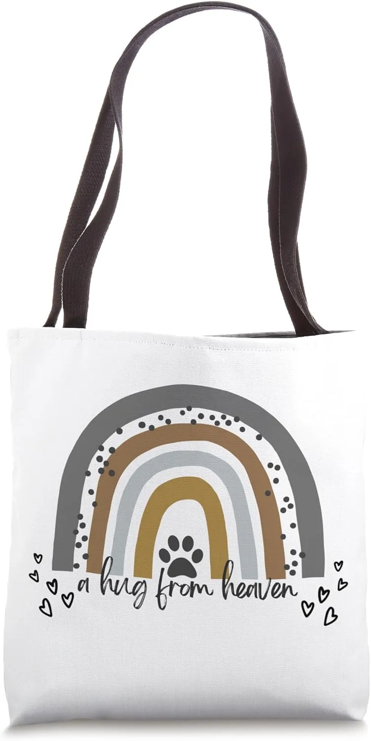A Hug From Heaven Sympathy Pet Loss Gift Tote Bag