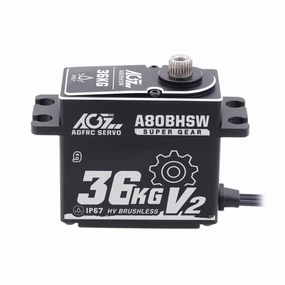 A80BHSW V2 AGF RC 36KG Reliable 3 Bearings Waterproof 0.071Sec High Torque