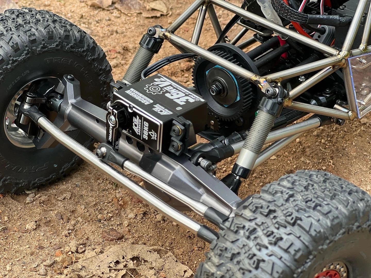 A80BHSW V2 AGF RC 36KG Reliable 3 Bearings Waterproof 0.071Sec High Torque