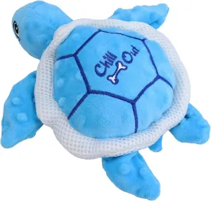 AB Tools Chill Out Sea Turtle Dog Plush Hydration Cooling Summer Play Toy Home Pet Toy