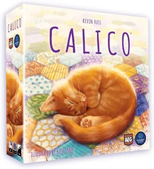 AEG & Flatout Games | Calico - Award Winning Board Game for the Whole Family | From the Creators of Cascadia | Easy to Learn | Quick to Play | Make Quilts and Attract Cats! | Ages 10 and up