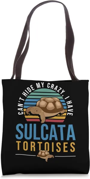 African Spurred Tortoise Reptile Sulcata Tortoise Tote Bag