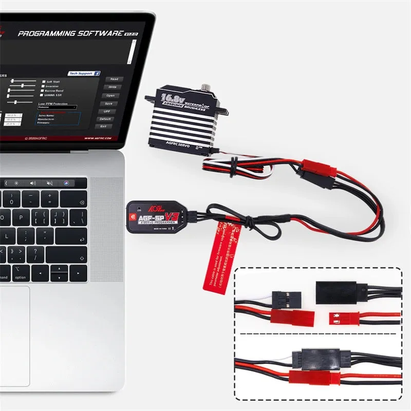 AGF-SPV3 AGFRC USB Servo Programmer for AGFRC Programmable servo