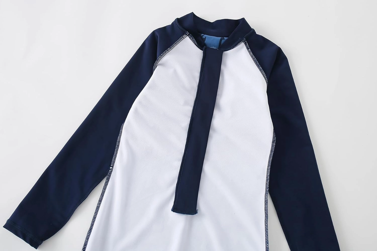 AIWUHE Boys one Piece Swimsuit Zipper Rash Guard Kids Long Sleeve Bathing Suits UPF 50  Sun Protection Swimwear 2-9Y