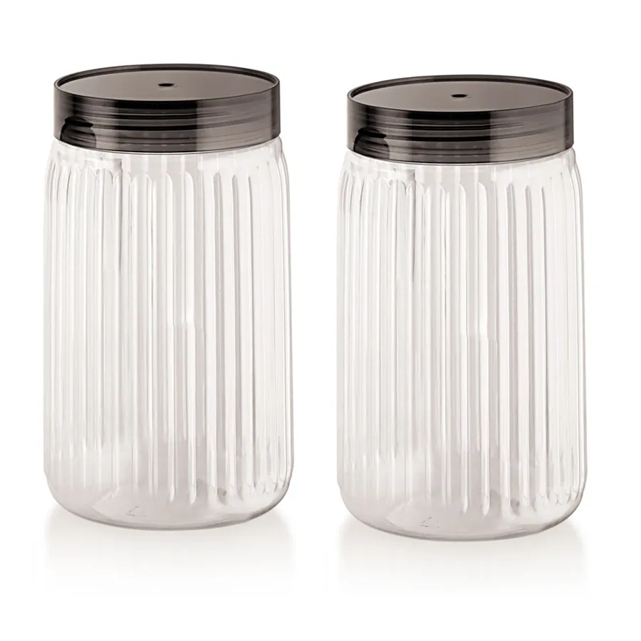 AM2810 Rishabh valentino 2200ml Pet Kitchen Storage Signature PET Container 2200ML (3PC SET)