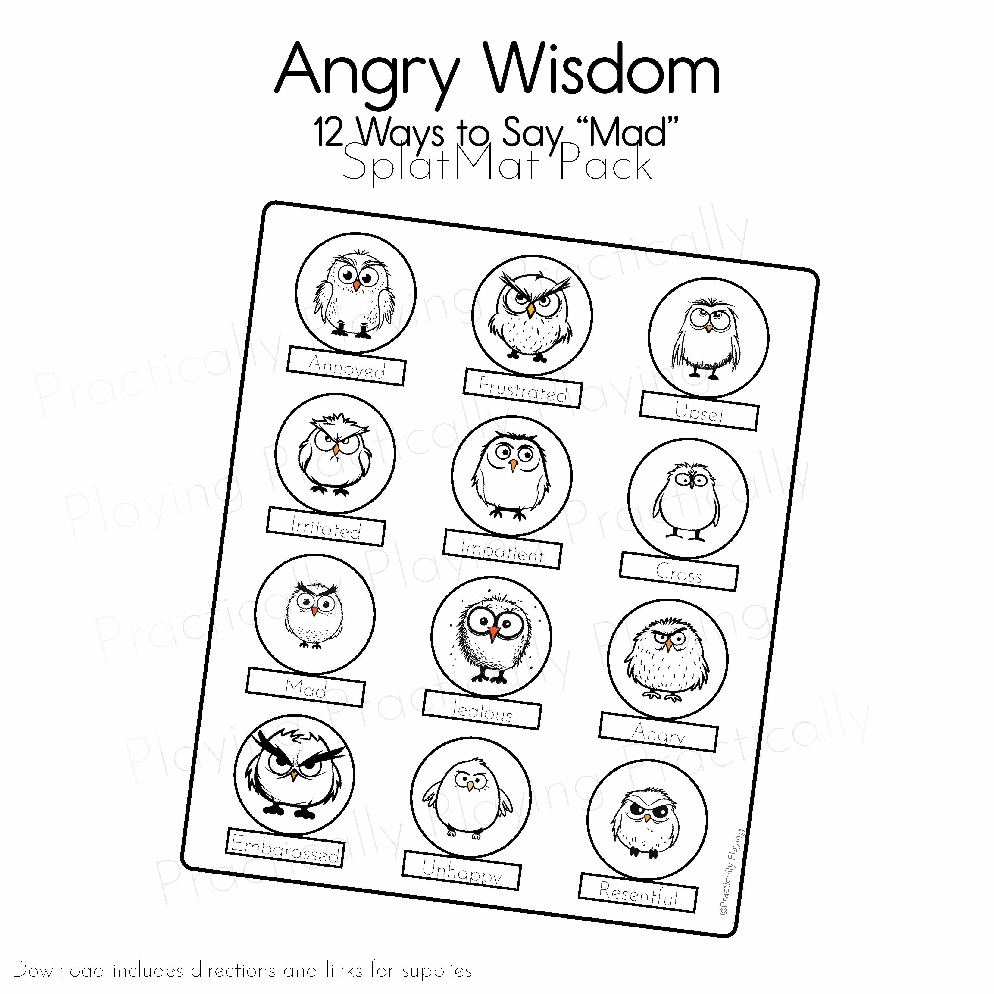 Angry Owls Game Essentials Pack- CRICUT PRINT AND CUT