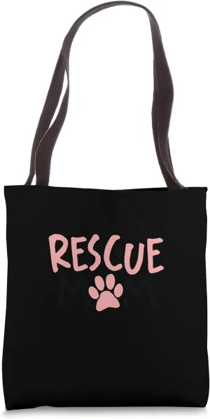 Animal Rights Rescue Cat Dog Adoption Rescue Cat Dog Lover Tote Bag