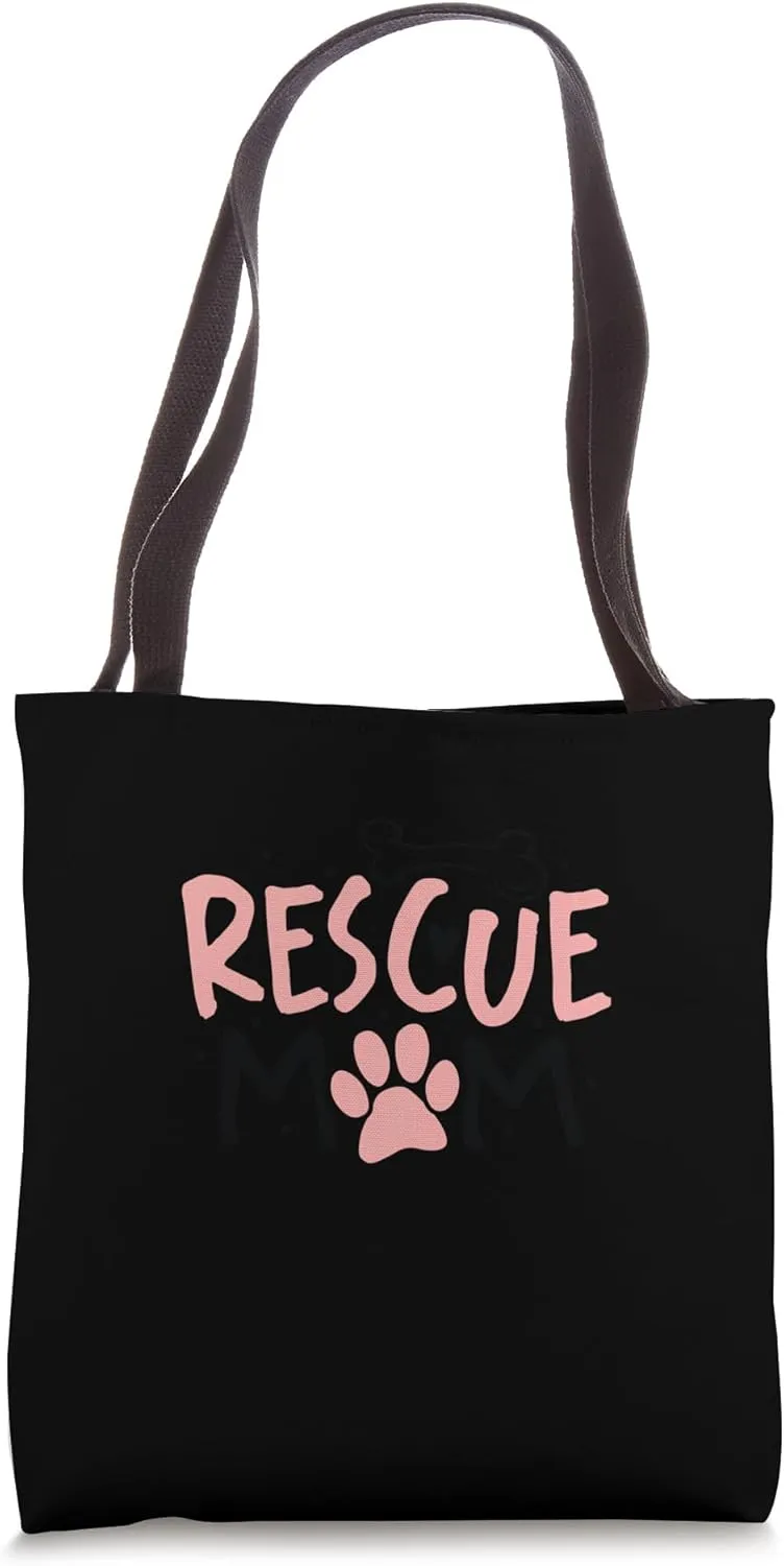 Animal Rights Rescue Cat Dog Adoption Rescue Cat Dog Lover Tote Bag