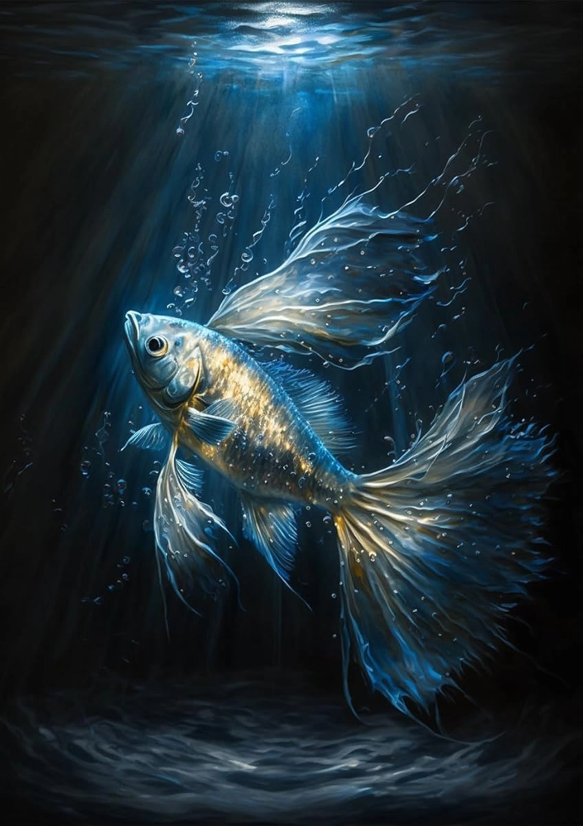 Animal Jigsaw Puzzle 500 Pieces,Little Fish Puzzles for Adults,Holiday Unique Gifts for Wall Art,Challenge Puzzles,Educational Games,Family Puzzles