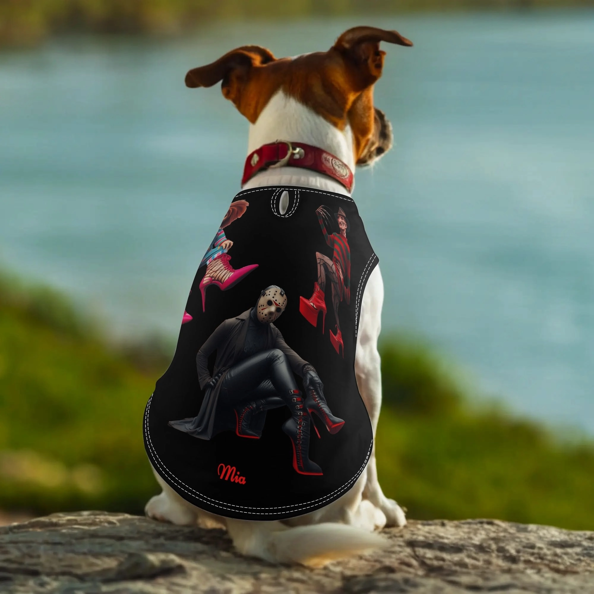 Animal Print Pet Shirt Clothing for Small Medium Dogs Cats