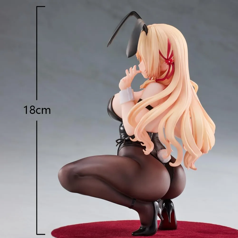 Anime Illustration Baniga chan Figure Original Painting Bunny Girl chan Figure Model Statue Figure Collection