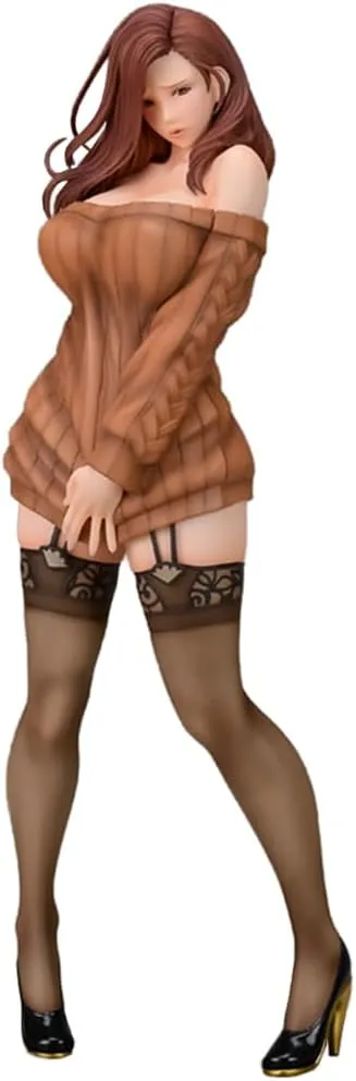 Anime Illustration Curtain-chan PVC Model Statue - Bunny Girl Figure by Shiho Kujo, 11.02in/28cm