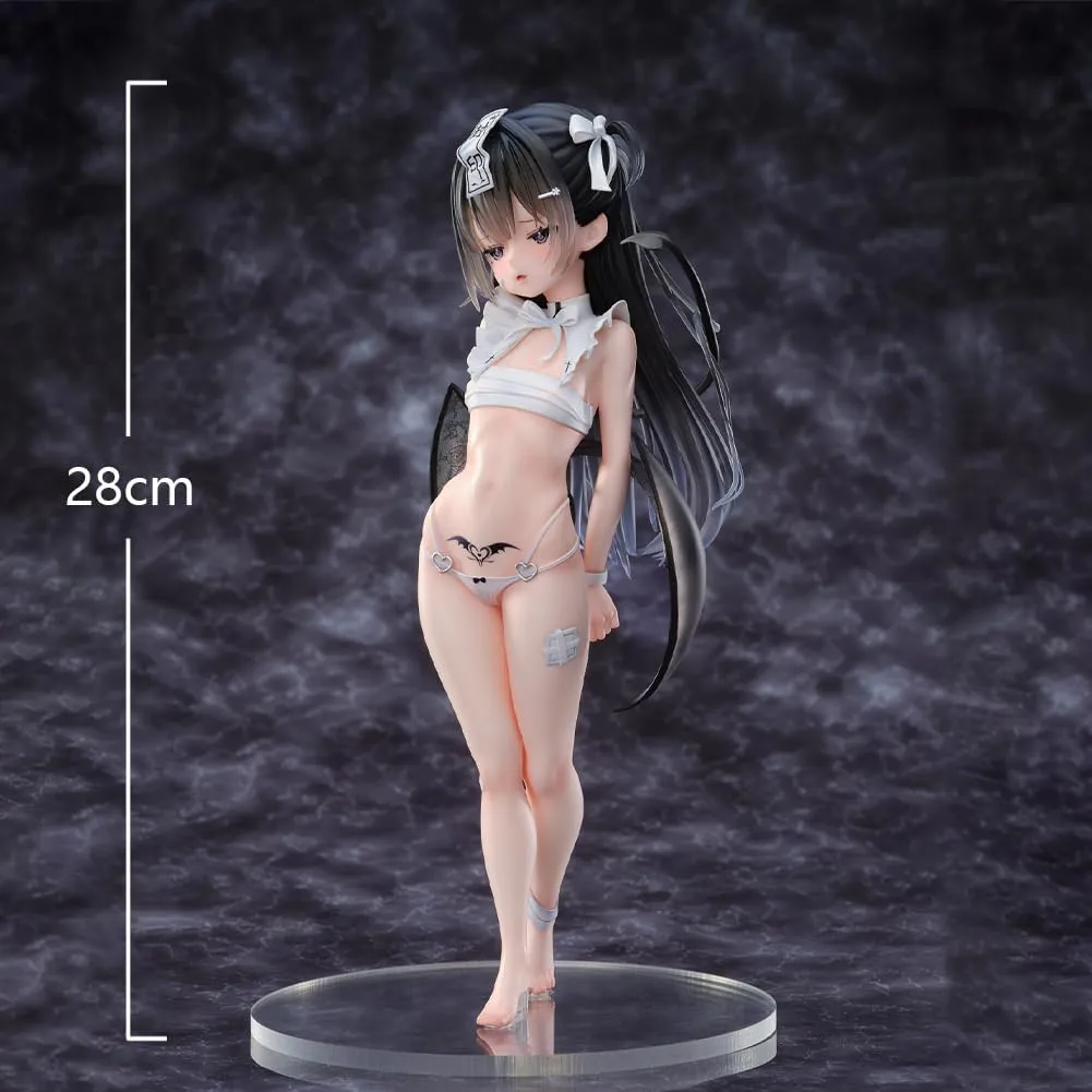 Anime Illustration Girl Figure Lily-chan Original Art Painting Desktop Ornament