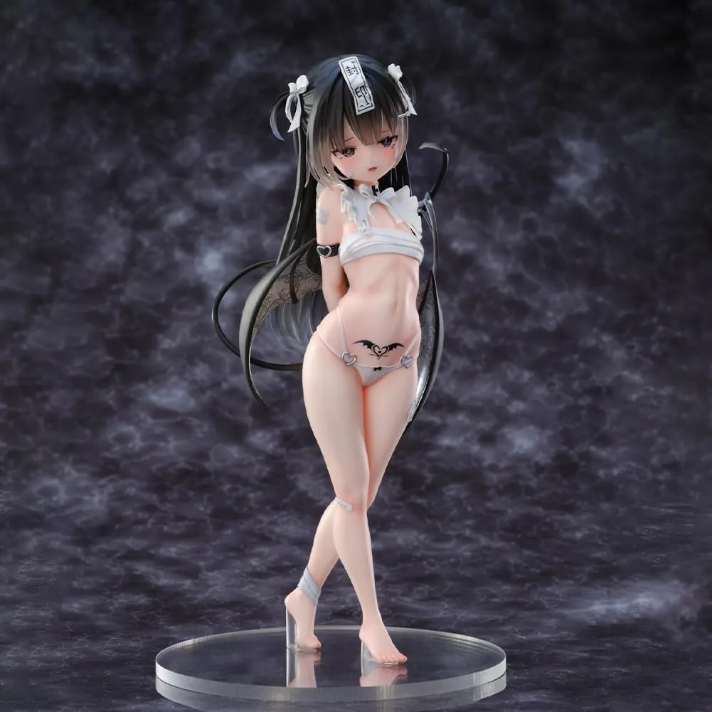 Anime Illustration Girl Figure Lily-chan Original Art Painting Desktop Ornament